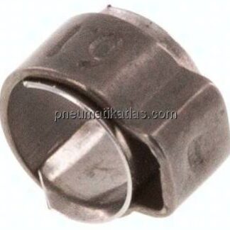 1-Ohr-Schlauchschelle 4,7 - 5,7mm, Edelstahl