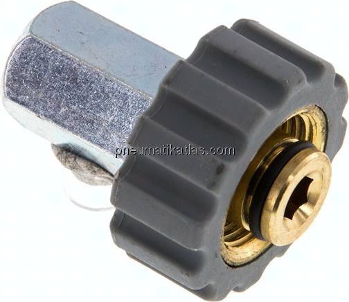 Waschgeräte-Adapter M 21x1,5 (Ü-Mutter) - G 1/4" (IG)