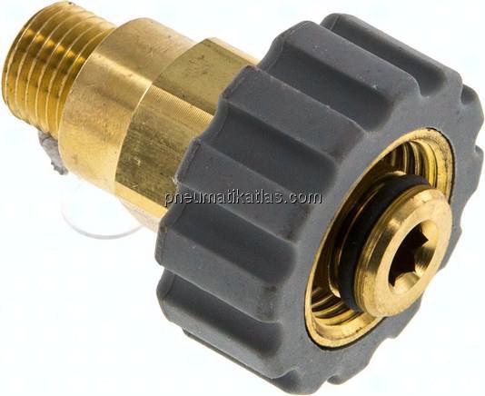 Waschgeräte-Adapter M 21x1,5 (Ü-Mutter) - R 1/4" (AG)