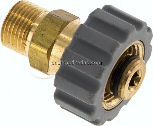 Waschgeräte-Adapter M 21x1,5 (Ü-Mutter) - R 3/8" (AG)