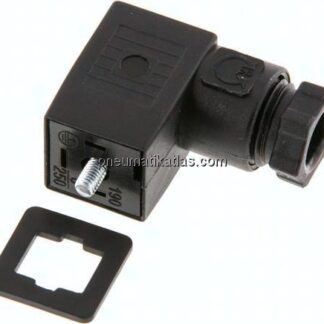 Stecker Größe 0 (Industrienorm C), schwarz