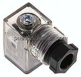 LED-Stecker Größe 0C (DIN/EN-C), 24 V AC/DC