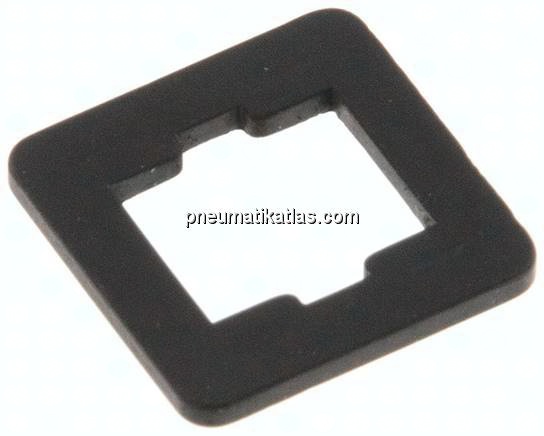 Flachdichtung für Stecker Größe 0 (Industrienorm C)