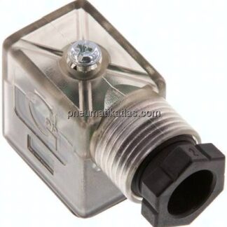 LED-Stecker Größe 1 (Industrienorm B), 24 V AC/DC