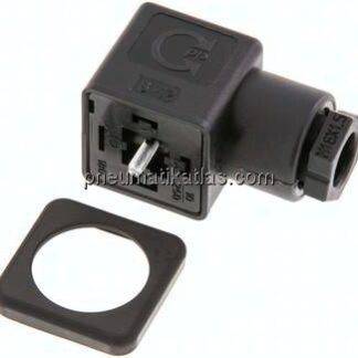 Stecker Größe 3 (DIN/EN-A), schwarz