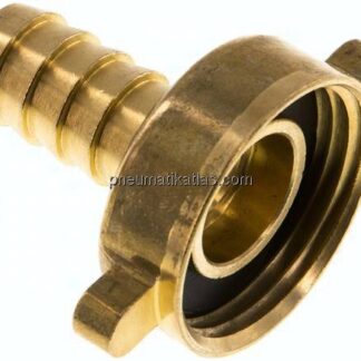2/3-Schlauchtülle, mit Mutter G 1"-13 (1/2")mm, gerade
