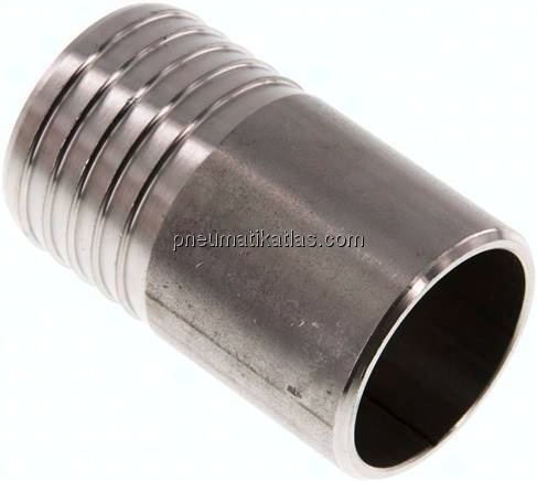 Schlauchtülle zum Anschweißen 42,4mm, 1.4571