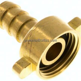 2/3-Schlauchtülle, mit Mutter G 1/2"-10mm, gerade