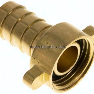 2/3-Schlauchtülle, mit Mutter G 1/2"-13 (1/2")mm, gerade