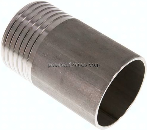 Schlauchtülle zum Anschweißen 76,1mm, 1.4571
