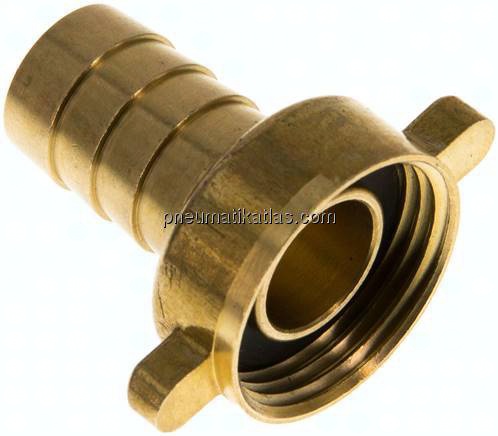 2/3-Schlauchtülle, mit Mutter G 3/4"-16 (5/8")mm, gerade