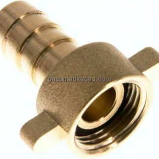 2/3-Schlauchtülle, mit Mutter G 3/8"-10mm, gerade