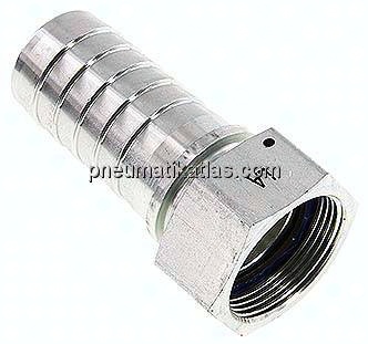 Schlauchtülle, DIN EN 14423 G 1-1/2"-38x54mm, Stahl verzinkt
