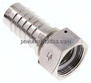Schlauchtülle, DIN EN 14423 G 1-1/4"-32x48mm, 1.4301
