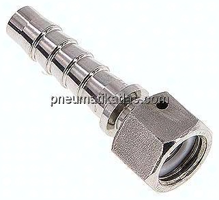Schlauchtülle, DIN EN 14423 G 1/2"-13x25mm, 1.4301