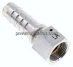 Schlauchtülle, DIN EN 14423 G 3/4"-19x33mm, Stahl verzinkt