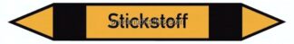 Rohrleitungskennzeichnung, 5er, 37 x 270, Stickstoff