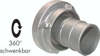 Storz-Kupplung 110-A, 110mm Schlauch, Aluminium (geschmiedet)