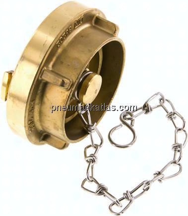 Storz-Blindkupplung 52-C (66mm), Messing