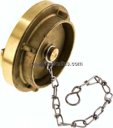 Storz-Blindkupplung 65 (81mm), Messing
