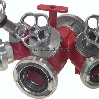 Storz-Verteiler 52-C -> 52-C & 52-C & 52-C, Ventilabsperrung
