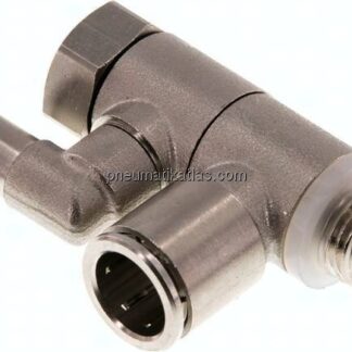 Stoppverschraubung G 1/4"-12mm, mit Handnotbetätigung IQS-MSV