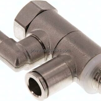 Stoppverschraubung G 1/4"-8mm, mit Handnotbetätigung IQS-MSV