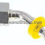 45°-Steckanschluss G 1/4" Ü-Mutter, 6,4mm GSP-Schlauch