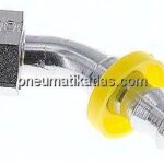 45°-Steckanschluss G 3/8" Ü-Mutter, 9,5mm GSP-Schlauch