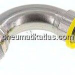 90°-Steckanschluss G 1" Ü-Mutter, 25,4mm GSP-Schlauch