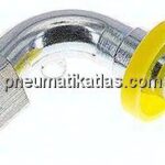90°-Steckanschluss G 3/8" Ü-Mutter, 9,5mm GSP-Schlauch