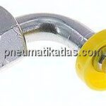 90°-Steckanschluss 8 L Überwurfmutter, 6,4mm GSP-Schl.