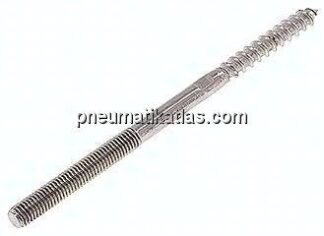 Stockschraube M 8x140, Edelstahl A2