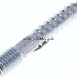 Stockschraube M 8x50, Stahl verzinkt (TORX)