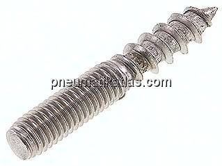 Stockschraube M 8x50, Edelstahl A2
