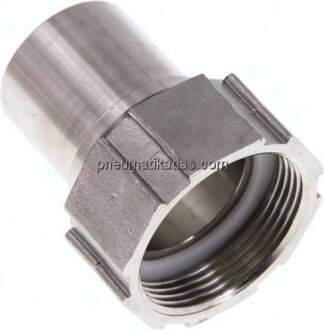 Schlauchtülle, EN14420-5 G 1-1/2"-38 (1-1/2")mm, 1.4408