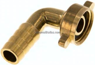 2/3-Schlauchtülle, mit Mutter G 1/2"-13 (1/2")mm, Winkel 90°