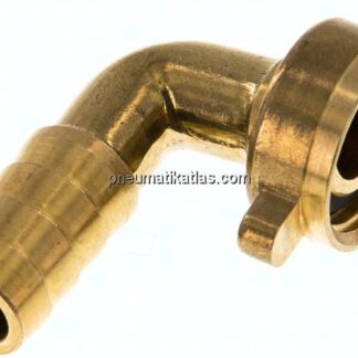 2/3-Schlauchtülle, mit Mutter G 1/2"-13 (1/2")mm, Winkel 90°