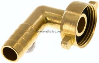2/3-Schlauchtülle, mit Mutter G 3/4"-13 (1/2")mm, Winkel 90°