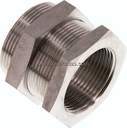 Schottverschraubung G 1-1/4"-M 49x2, 1.4571
