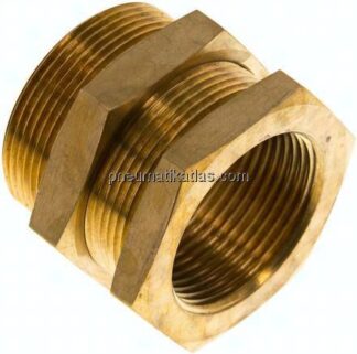 Schottverschraubung G 1-1/4"-M 49x2, Messing