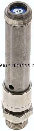 TÜV-Sicherheitsventil G 1/2" (DN10), 44,00 bar, 1.4401