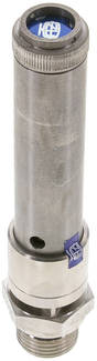 TÜV-Sicherheitsventil G 1/2" (DN10), 47,00 bar, Messing vernickelt