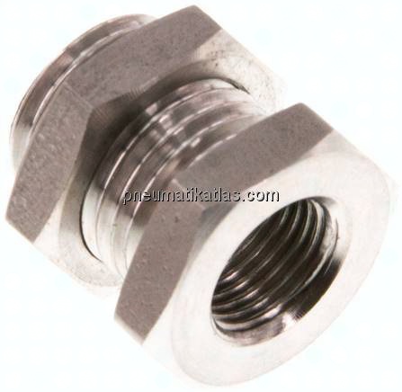 Schottverschraubung G 1/8"-G 1/4", 1.4571