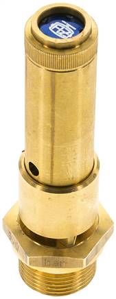 TÜV-Sicherheitsventil G 3/4" (DN10), 12,30 bar, Messing