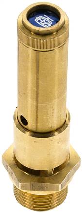 TÜV-Sicherheitsventil G 3/4" (DN10), 17,90 bar, Messing