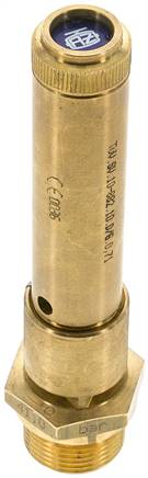 TÜV-Sicherheitsventil G 3/4" (DN10), 41,00 bar, Messing