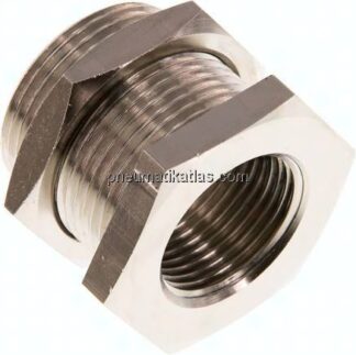 Schottverschraubung G 3/4"-M 34x2, Messing vernickelt