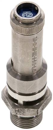 TÜV-Sicherheitsventil G 3/8" (DN8), 8,00 bar, 1.4571