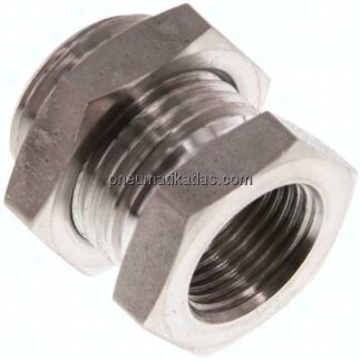 Schottverschraubung G 3/8"-G 1/2", 1.4571